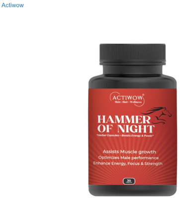 ACTIWOW Hammer Of Night Men’s Stamina Enhancer(30 Capsules)