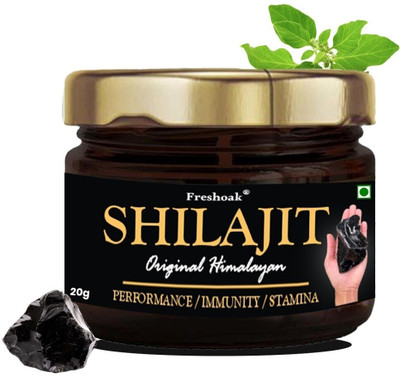 freshoak Himalayan Shilajit Resin|For Strength, Power & Stamina |(20 g)