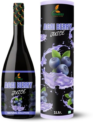 grinbizz Acai Berry Juice For Skin Health/Boost Immune System/Heart Health(1 L)