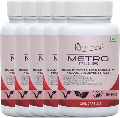 Remitol Metro Plus Organic Power Medicine For Men ' Good For Health ' Ensuring Powerful(Pack of 5)