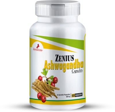 Zenius Ashwagandha Capsules for Confidence, Energy and Stamina(Pack of 2)