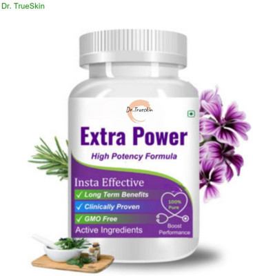 Dr.TrueSkin Extra Power Capsules With Natural Herbs for Energy Boost A01(30 Capsules)