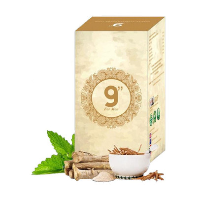 CRD Ayurveda 9 Inch Capsules for Men (40 Capsules)(40)