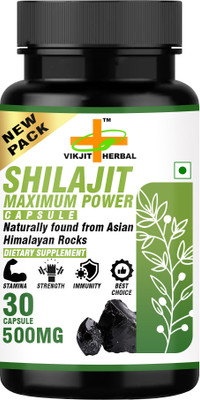 VIKJIT HERBALS SHILAJIT MAXMUM POWER CAPSULE(30 Capsules)