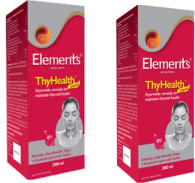 Elements Wellness Thyhealth Liquid 2*200ml(Pack of 2)