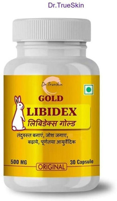 Dr.TrueSkin Libidex Gold Capsules Herbal For Men Max Strength Boost(30 Capsules)