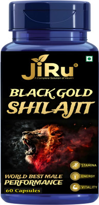 JiRu Himalayan Shilajit Gold Cap|Boost Stemina In 2 Days|Immunity & Stemina(60 Capsules)