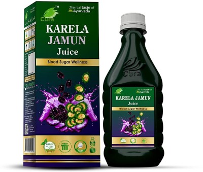 Cura Karela Jamun Juice | Diabetes Wellness | Maintain Sugar Level | 500ML
