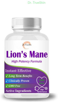 Dr.TrueSkin Lion's Mane Capsule Your Path to Natural Power(30 Capsules)