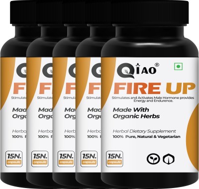 Qiao Fire Up Health Power Capsule For Men _ Good For Health _ Restore Stamina(Pack of 5)