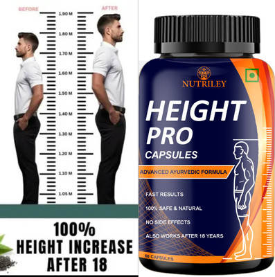 NUTRILEY height growth supplement(60 Capsules)