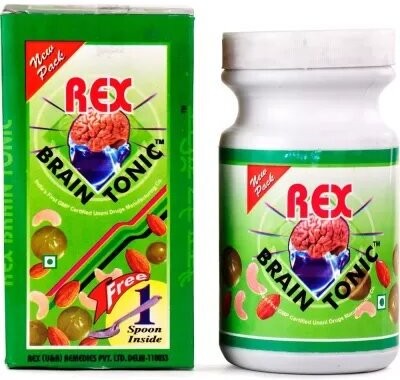 Rex Brain Tonic (400 GM) - Pack of 2 (800GM)(Pack of 2)