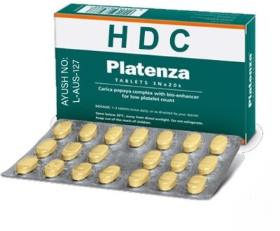 H D C PLATENZA TABLET - Manages Low Platelet Count(Pack of 6)