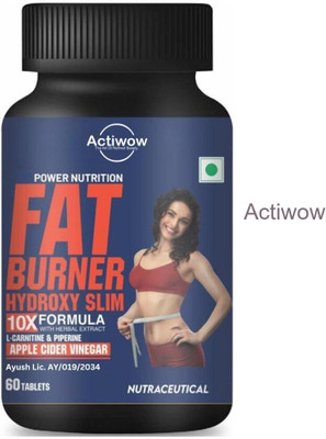 ACTIWOW Fat Burner Tablets with Black Pepper Extract for Weight LossY01(60 Tablets)