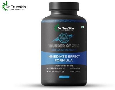 Dr.TrueSkin Thunder Of Zeus with stamina recovery strength booster(30 Capsules)