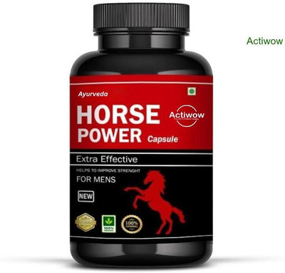 ACTIWOW Horse Power Capsule Boosts testosterone & stamina KI136(30 Capsules)