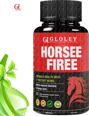 GLOLEY Horse Deep Orignal Capsule With Fire Herbal Vitality Tablets(60 Capsules)