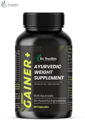 Dr.TrueSkin Weight Gainer+ Capsules for Improved Body Energy(90 Capsules)