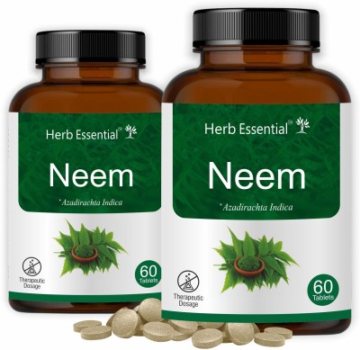 Herb Essential Neem 500mg Tablet 60's (Pack of 2)(Pack of 2)