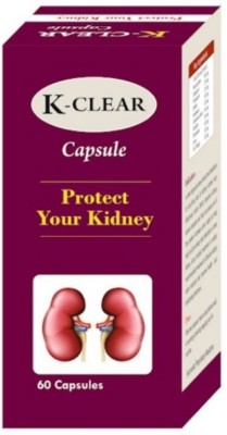 Ayurgen Herbals K Clear Protect Your Kidney treat stone, infection 60 Capsules