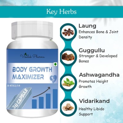 visalak pharma Body Growth Maximizer Capsules To Boost Your Confidence Increase Height