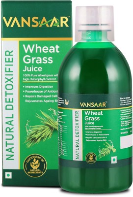 Vansaar Wheatgrass Juice | Natural Liver detox juice |Gut Cleanser Juice