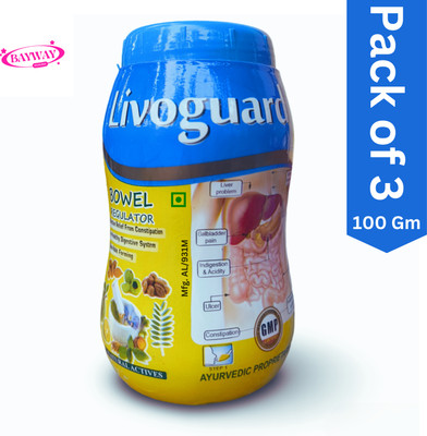 BAYWAY AYURVEDA Livoguard Powder 100gm A Comprehensive Guide to Digestive Health(Pack of 3, 300 g)