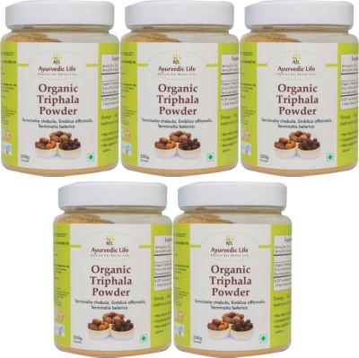 Ayurvedic Life Organic Triphala Powder 200 gms Pack of 5(Pack of 5)