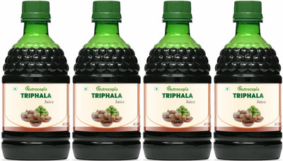 NUTROCOPIA Triphala Juice Relieves Constipation & Improve Digestion(Pack of 4, 1600 ml)