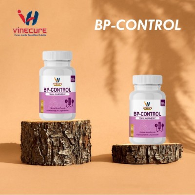 VINECURE BP CONTROL,NATURAL HERBAL FORMULA,CONTROLS HIGH BP & HYPERTENSION-(Pack of 2)