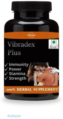 ACTIWOW Vibradex Plus Capsule Stay charged all day long E05(30 Capsules)