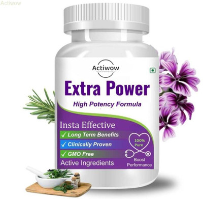 ACTIWOW Extra Power Capsules for Men - Boost Your Stamina Fast(30 Capsules)