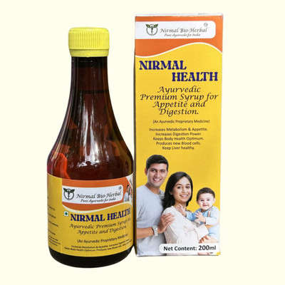 Nirmal Bio Herbal Ayurvedic Premium Syrup for Appetite and Digestion(200 ml)