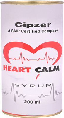 CIPZER Heart Calm Syrup 200 ml | Helps to maintain overall heart health(200 ml)