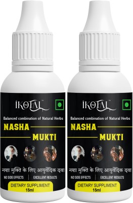 IKOTAL Nasha Mukti Drops | To Stop Alcohol, Drinking & Smoking| Nasha Band Medicine(Pack of 2)