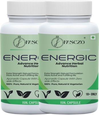 Fasczo Energic Health Power Capsule For Men ! Realize Your Power & Stay Stress Free(Pack of 2)