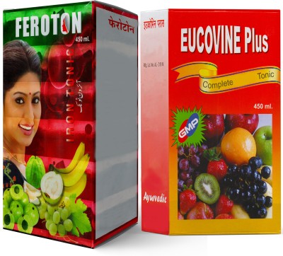 BAYWAY AYURVEDA Feroton & Eucovine Plus Complete Diet(Pack of 2)