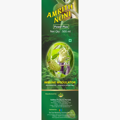 AMRITH NONI Power Plus Boost Immune System & Stress Relief For Mind And Body.(500 ml)