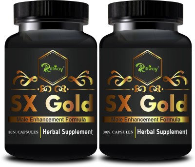 Riffway SX Gold Stamina Booster Capsule Stamina Capsule For Better Strength(2 x 30 Capsules)