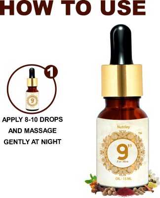 NUTRILEY Ayurvedic Power Massage Oil for Men (15 ml) Pack of 1