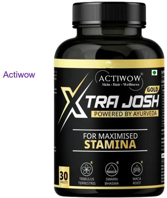 ACTIWOW Xtra Josh Gold Capsules - Energy at Your Command(30 Capsules)