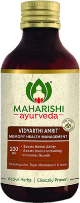 MAHARISHI ayurveda Vidyarthi Amrit Improve Cognitive Function of Memory Focus Natural Brain Support(200 ml)