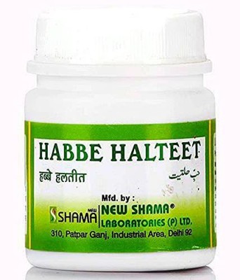 New Shama Habbe Halteet 50Pills (pack of 3 ) Comes with shandaar rose water(Pack of 3)