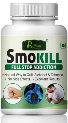 Riffway Smokill Natural: Pill Smoke Capsule For Quit Smoking(Pack of 3)