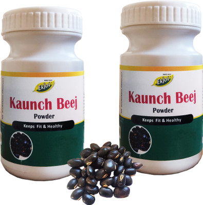 Ekjot Kaunch Beej Powder | GMP Certified 100gm(Pack of 2, 100 g)
