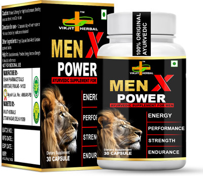 VIKJIT HERBALS MEN X P0WER(30 Capsules)