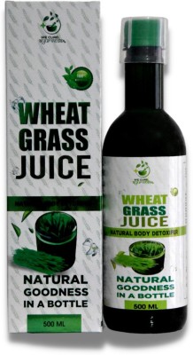 wecureayurveda Wheatgrass Juice cleanses digestive system and helps boost energy levels 500 ML