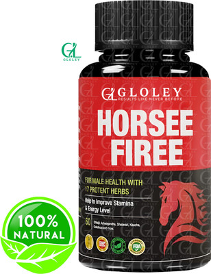 GLOLEY Horse Ultra Orignal Capsule With Fire Stamina Care Tablets(60 Capsules)
