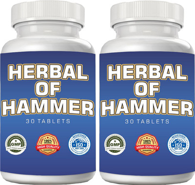 Herbal Of Hammer Nature's Mighty Herbal for Health and Wellness(2 x 30 Tablets)