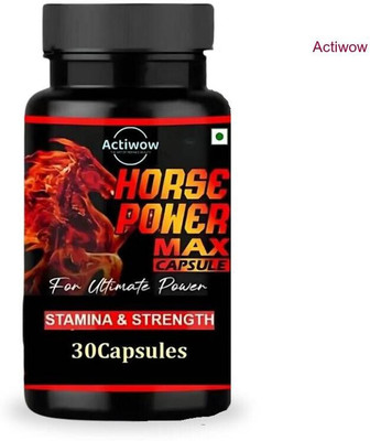 Horse Power Max Capsules Energizing Ayurvedic Formula for Stamina X09(30 Capsules)